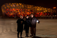 Night shoot at Olympic Stadium and visit by Snowywolf